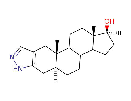 17-methyl-1'(2')<i>H</i>-androstano[3,2-<i>c</i>]pyrazol-17-ol